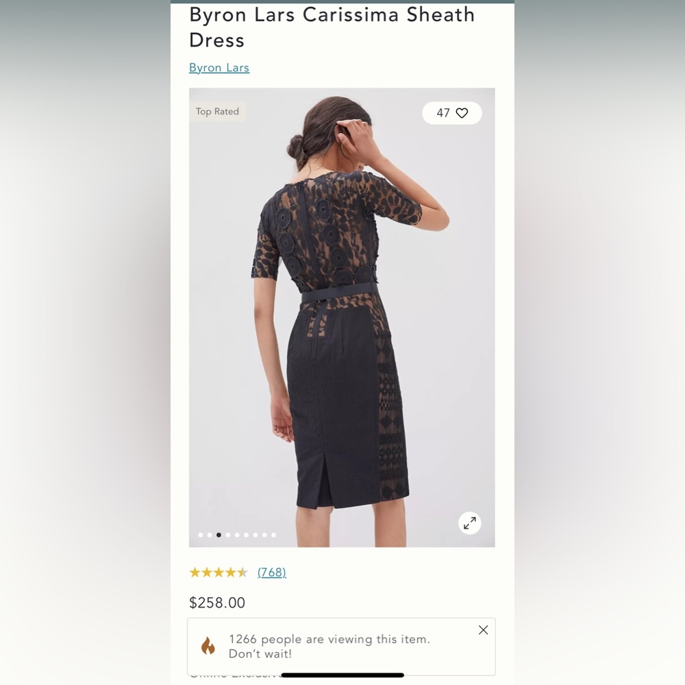 Anthropologie Beguile by Byron Lars Dress